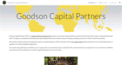 Desktop Screenshot of goodsoncapitalpartners.com