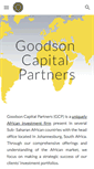 Mobile Screenshot of goodsoncapitalpartners.com